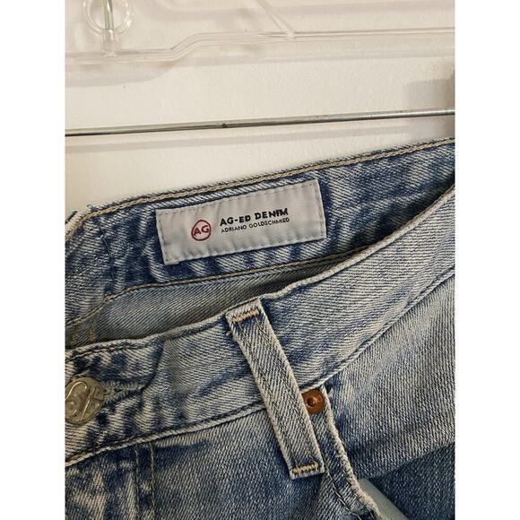 AG Adriano Goldschmied The Ex-Boyfriend Slouchy Slim Blue Womens 31R Soft Denim - Picture 10 of 10